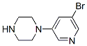 Piperazine, 1-(5-bromo-3-pyridinyl)-Structure,412347-30-9Structure Piperazine, 1-(5-bromo-3-pyridinyl)- Structure,412347-30-9Structure