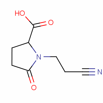 1-(2-Cyanoethyl)-5-oxo-l-prolineStructure,41563-94-4Structure 1-(2-Cyanoethyl)-5-oxo-l-proline Structure,41563-94-4Structure
