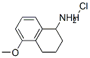 5-Methoxy-1,2,3,4-tetrahydro-naphthalen-1-ylamine hydrochlorideStructure,41566-70-5Structure 5-Methoxy-1,2,3,4-tetrahydro-naphthalen-1-ylamine hydrochloride Structure,41566-70-5Structure