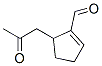 1-Cyclopentene-1-carboxaldehyde, 5-(2-oxopropyl)- (9ci)Structure,415690-31-2Structure 1-Cyclopentene-1-carboxaldehyde, 5-(2-oxopropyl)- (9ci) Structure,415690-31-2Structure