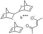 Tris(norbornadiene)(acetylacetonato)iridium(III)Structure,41612-46-8Structure Tris(norbornadiene)(acetylacetonato)iridium(III) Structure,41612-46-8Structure