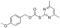 p-Methoxybenzyl S-(4,6-dimethylpyrimidin-2-yl) thiocarbonateStructure,41840-29-3Structure p-Methoxybenzyl S-(4,6-dimethylpyrimidin-2-yl) thiocarbonate Structure,41840-29-3Structure