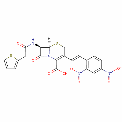 Nitrocefin Structure,41906-86-9Structure
