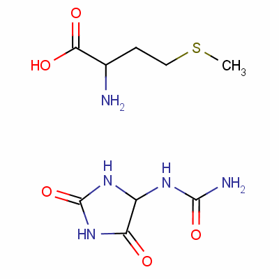 N-acetyl-dl-methionine, compound with (2,5-dioxo-4-imidazolidine)urea (1:1)Structure,4207-40-3Structure N-acetyl-dl-methionine, compound with (2,5-dioxo-4-imidazolidine)urea (1:1) Structure,4207-40-3Structure