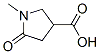 3-Pyrrolidinecarboxylic acid, 1-methyl-5-oxo-Structure,42346-68-9Structure 3-Pyrrolidinecarboxylic acid, 1-methyl-5-oxo- Structure,42346-68-9Structure