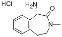 2H-3-Benzazepin-2-one, 1-amino-1,3,4,5-tetrahydro-3-methyl-, hydrochloride (1:1), (1S)-Structure,425663-71-4Structure 2H-3-Benzazepin-2-one, 1-amino-1,3,4,5-tetrahydro-3-methyl-, hydrochloride (1:1), (1S)- Structure,425663-71-4Structure
