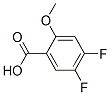 4,5-Difluoro-2-methoxybenzoic acidStructure,425702-18-7Structure 4,5-Difluoro-2-methoxybenzoic acid Structure,425702-18-7Structure