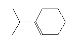 1-異丙基-1-環(huán)己烯結(jié)構(gòu)式_4292-04-0結(jié)構(gòu)式