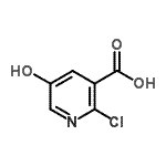 2-Chloro-5-hydroxynicotinic acid Structure,42959-40-0Structure
