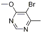 5-Bromo-4-methoxy-6-methylpyrimidineStructure,4319-87-3Structure 5-Bromo-4-methoxy-6-methylpyrimidine Structure,4319-87-3Structure