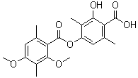地弗地衣酸結(jié)構(gòu)式_436-32-8結(jié)構(gòu)式