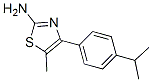 4-(4-Isopropylphenyl)-5-methyl-1,3-thiazol-2-amineStructure,438218-20-3Structure 4-(4-Isopropylphenyl)-5-methyl-1,3-thiazol-2-amine Structure,438218-20-3Structure