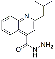 (9ci)-2-(2-甲基丙基)-4-喹啉羧酸肼結(jié)構(gòu)式_438218-35-0結(jié)構(gòu)式