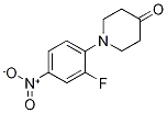 1-(2-氟-4-硝基苯基)哌啶-4-酮結(jié)構(gòu)式_439097-58-2結(jié)構(gòu)式