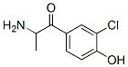1-Propanone, 2-amino-1-(3-chloro-4-hydroxyphenyl)-Structure,4394-42-7Structure 1-Propanone, 2-amino-1-(3-chloro-4-hydroxyphenyl)- Structure,4394-42-7Structure