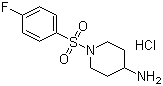 1-(4-氟苯磺?；?-哌啶-4-胺鹽酸鹽結(jié)構(gòu)式_442124-75-6結(jié)構(gòu)式