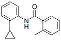 Benzamide, n-(2-cyclopropylphenyl)-2-methyl-(9ci)Structure,444110-77-4Structure Benzamide, n-(2-cyclopropylphenyl)-2-methyl-(9ci) Structure,444110-77-4Structure