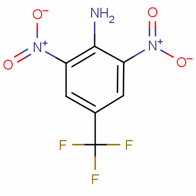 4-Amino-3,5-dinitrobenzotrifluorideStructure,445-66-9Structure 4-Amino-3,5-dinitrobenzotrifluoride Structure,445-66-9Structure