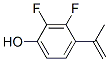 Phenol, 2,3-difluoro-4-(1-methylethenyl)-Structure,445004-25-1Structure Phenol, 2,3-difluoro-4-(1-methylethenyl)- Structure,445004-25-1Structure