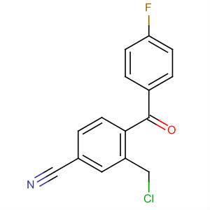 3-(Chloromethyl)-4-(4-fluorobenzoyl)benzonitrileStructure,445312-08-3Structure 3-(Chloromethyl)-4-(4-fluorobenzoyl)benzonitrile Structure,445312-08-3Structure