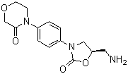 3-Morpholinone, 4-[4-[(5S)-5-(aminomethyl)-2-oxo-3-oxazolidinyl]phenyl] Structure,446292-10-0Structure