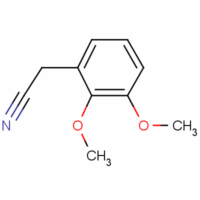 2,3-DimethoxyphenylacetonitrileStructure,4468-57-9Structure 2,3-Dimethoxyphenylacetonitrile Structure,4468-57-9Structure