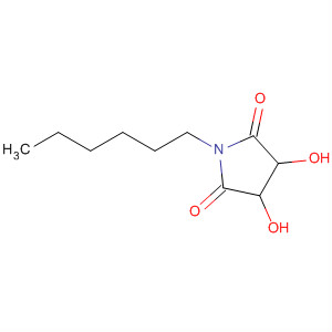 2,5-Pyrrolidinedione, 1-hexyl-3,4-dihydroxy-(9ci)Structure,446833-95-0Structure 2,5-Pyrrolidinedione, 1-hexyl-3,4-dihydroxy-(9ci) Structure,446833-95-0Structure