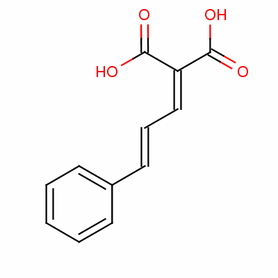 Cinnamylidenemalonic acid,Structure,4472-92-8Structure Cinnamylidenemalonic acid, Structure,4472-92-8Structure