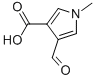 1H-pyrrole-3-carboxylic acid, 4-formyl-1-methyl- (9ci)Structure,448236-04-2Structure 1H-pyrrole-3-carboxylic acid, 4-formyl-1-methyl- (9ci) Structure,448236-04-2Structure