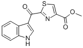 2-(1H-indol-3-ylcarbonyl)-4-thiazol ecarboxylic acid methyl esterStructure,448906-42-1Structure 2-(1H-indol-3-ylcarbonyl)-4-thiazol ecarboxylic acid methyl ester Structure,448906-42-1Structure