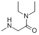 N,n-diethyl-2-(methylamino)acetamide hydrochlorideStructure,44897-15-6Structure N,n-diethyl-2-(methylamino)acetamide hydrochloride Structure,44897-15-6Structure