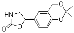 (5R)-5-(2,2-二甲基-4H-1,3-苯并二氧-6-基)-2-惡唑烷酮結(jié)構(gòu)式_452339-73-0結(jié)構(gòu)式
