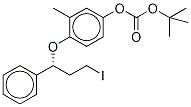(R)-(2-Methyl-4-tert-butylcarbonate)benzene 1-(1-Phenyl-3-iodopropyl) EtherStructure,457634-26-3Structure (R)-(2-Methyl-4-tert-butylcarbonate)benzene 1-(1-Phenyl-3-iodopropyl) Ether Structure,457634-26-3Structure