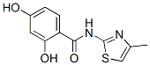 Benzamide, 2,4-dihydroxy-n-(4-methyl-2-thiazolyl)-(9ci)Structure,457940-40-8Structure Benzamide, 2,4-dihydroxy-n-(4-methyl-2-thiazolyl)-(9ci) Structure,457940-40-8Structure