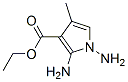 1H-pyrrole-3-carboxylicacid,1,2-diamino-4-methyl-,ethylester(9ci)Structure,458527-73-6Structure 1H-pyrrole-3-carboxylicacid,1,2-diamino-4-methyl-,ethylester(9ci) Structure,458527-73-6Structure
