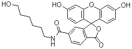 6-(N-6-羥基己基)酰胺熒光素結構式_467456-19-5結構式