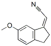 Acetonitrile, (2,3-dihydro-6-methoxy-1h-inden-1-ylidene)-, (2z)-(9ci)Structure,468104-14-5Structure Acetonitrile, (2,3-dihydro-6-methoxy-1h-inden-1-ylidene)-, (2z)-(9ci) Structure,468104-14-5Structure