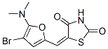 5-[[4-溴-5-(二甲基氨基)-2-呋喃]亞甲基]-2,4-噻唑烷二酮結(jié)構(gòu)式_471887-99-7結(jié)構(gòu)式