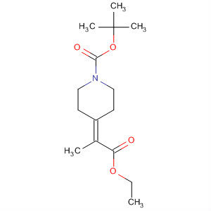 Tert-butyl 4-(1-ethoxy-1-oxopropan-2-ylidene)piperidine-1-carboxylateStructure,473837-03-5Structure Tert-butyl 4-(1-ethoxy-1-oxopropan-2-ylidene)piperidine-1-carboxylate Structure,473837-03-5Structure