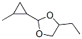 1,3-Dioxolane, 4-ethyl-2-(2-methylcyclopropyl)-Structure,473838-34-5Structure 1,3-Dioxolane, 4-ethyl-2-(2-methylcyclopropyl)- Structure,473838-34-5Structure