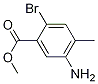 5-Amino-2-bromo-4-methylbenzoate Structure,474330-54-6Structure