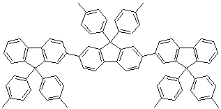 2,7-雙[9,9-二(4-甲基苯基)-芴-2-基]-9,9-二(4-甲基苯基)芴結(jié)構(gòu)式_474918-42-8結(jié)構(gòu)式