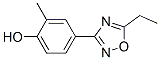 Phenol, 4-(5-ethyl-1,2,4-oxadiazol-3-yl)-2-methyl-(9ci)Structure,475651-47-9Structure Phenol, 4-(5-ethyl-1,2,4-oxadiazol-3-yl)-2-methyl-(9ci) Structure,475651-47-9Structure