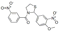 (9CI)-2-(4-甲氧基-3-硝基苯基)-3-(3-硝基苯甲?；?-噻唑烷結(jié)構(gòu)式_477515-56-3結(jié)構(gòu)式