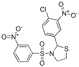 (9CI)-2-(4-氯-3-硝基苯基)-3-[(3-硝基苯基)磺?；鵠-噻唑烷結(jié)構(gòu)式_477516-28-2結(jié)構(gòu)式