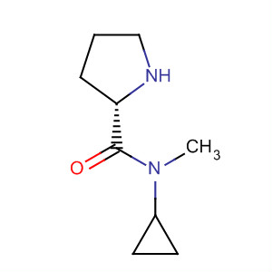 (2s)-(9ci)-n-環(huán)丙基-n-甲基-2-吡咯烷羧酰胺結(jié)構(gòu)式_477576-69-5結(jié)構(gòu)式