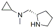 Cyclopropyl-methyl-(s)-1-pyrrolidin-2-ylmethyl-amineStructure,477576-70-8Structure Cyclopropyl-methyl-(s)-1-pyrrolidin-2-ylmethyl-amine Structure,477576-70-8Structure