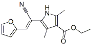 1H-pyrrole-3-carboxylicacid,5-[1-cyano-2-(2-furanyl)ethenyl]-2,4-dimethyl-,ethylester(9ci) Structure,478018-49-4Structure