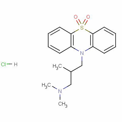 奧索馬嗪鹽酸鹽結(jié)構(gòu)式_4784-40-1結(jié)構(gòu)式