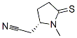 (2s)-(9ci)-1-甲基-5-硫氧代-2-吡咯烷乙腈結構式_479411-61-5結構式